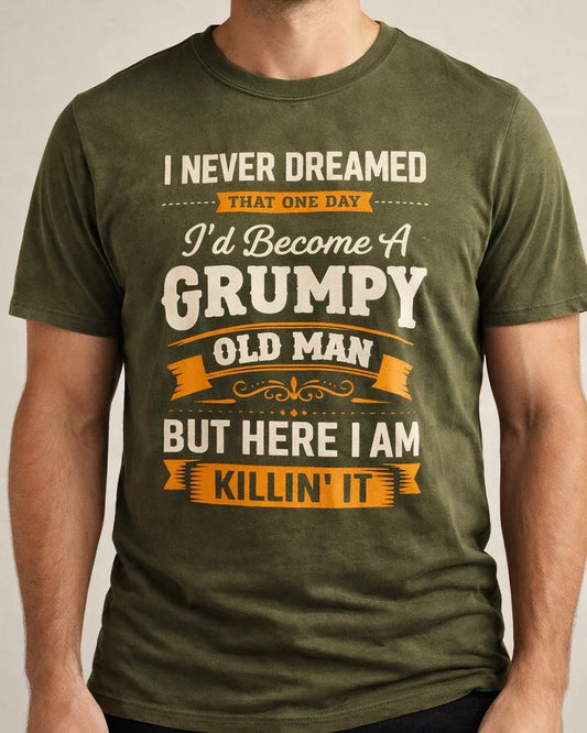 Men's T Shirt Tee Funny T Shirts Graphic Letter Crew Neck Green Black Blue Brown Gray 3D Print Outdoor Casual Short Sleeve Print Clothing Apparel Vintage Fashion Classic Comfortable | JRSEE:e7009804-41f2-4a53-b9b8-40b6506eb35a
