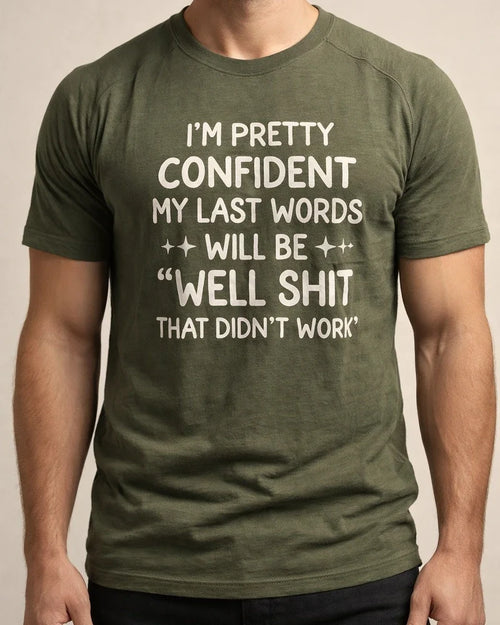Men' s T shirt Tee Graphic Tee Funny Cotton Blend Letter Prints Crew Neck Black Light Cray Army Green Blue Casual Holiday Short Sleeve Print Clothing Apparel Sports Fashion Designer Novelty | JRSEE:9987116a-14d3-479a-ae74-648649075b2b