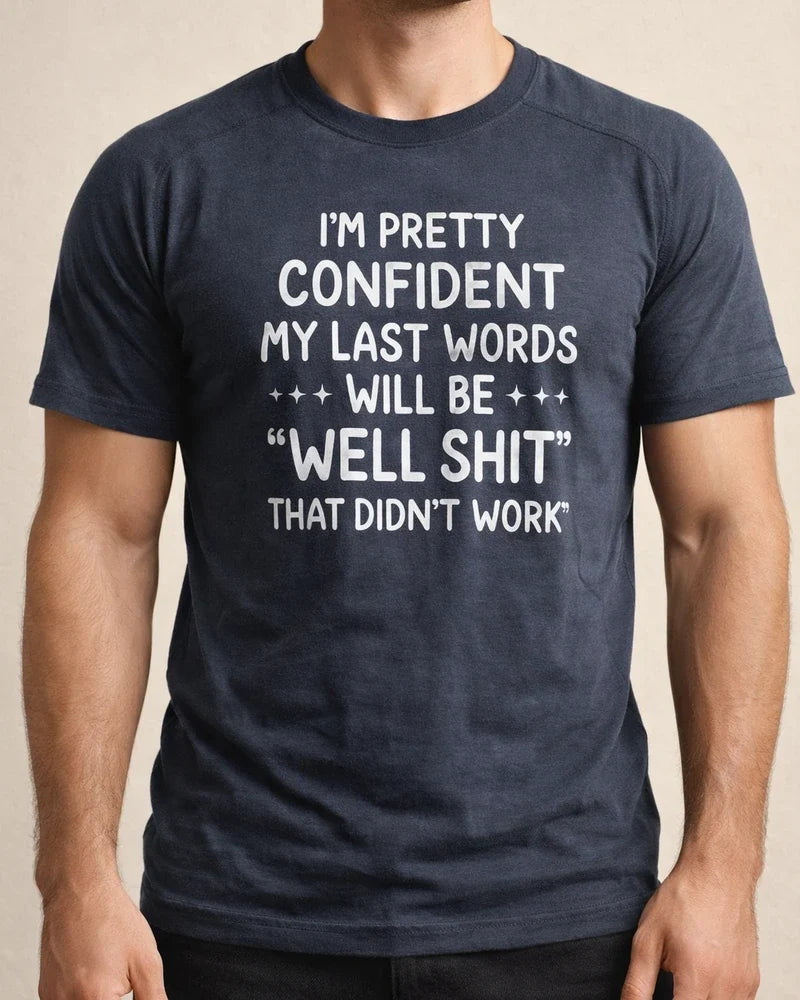 Men' s T shirt Tee Graphic Tee Funny Cotton Blend Letter Prints Crew Neck Black Light Cray Army Green Blue Casual Holiday Short Sleeve Print Clothing Apparel Sports Fashion Designer Novelty | JRSEE:c3a7101b-10c0-4da2-8601-ef5127a4e274