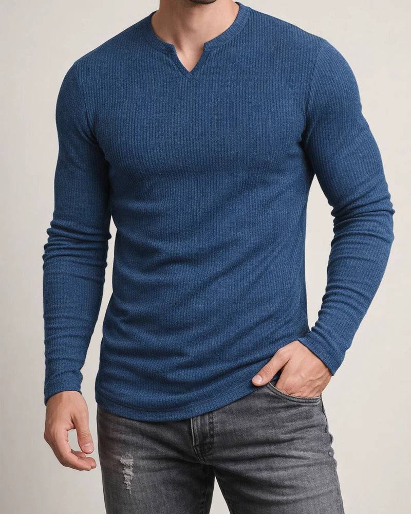 Men's T Shirt Tee Long Sleeve Shirt Plain V Neck Street Sports Long Sleeve Clothing Apparel Fashion Designer Casual Comfortable | JRSEE:e2187d74-b3ef-4f12-ab70-5498af5c83ac