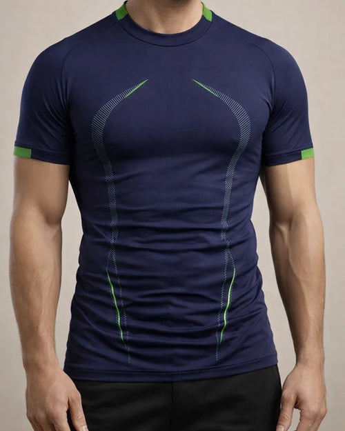 Men's T shirt Tee Moisture Wicking Shirts Plain Round Neck Sports Fitness Short Sleeve Clothing Apparel Muscle Athleisure Comfortable Athletic | JRSEE:2919bb5d-cf94-4c57-a36a-76d833bdfb65