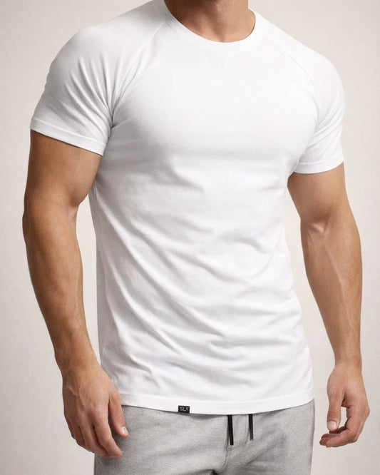 Men's T shirt Tee Moisture Wicking Shirts Plain Round Neck Work Sports Short Sleeve Clothing Apparel Fashion Streetwear Casual | JRSEE:4bf41597-af08-4d1f-b9b0-7fa5e340725f