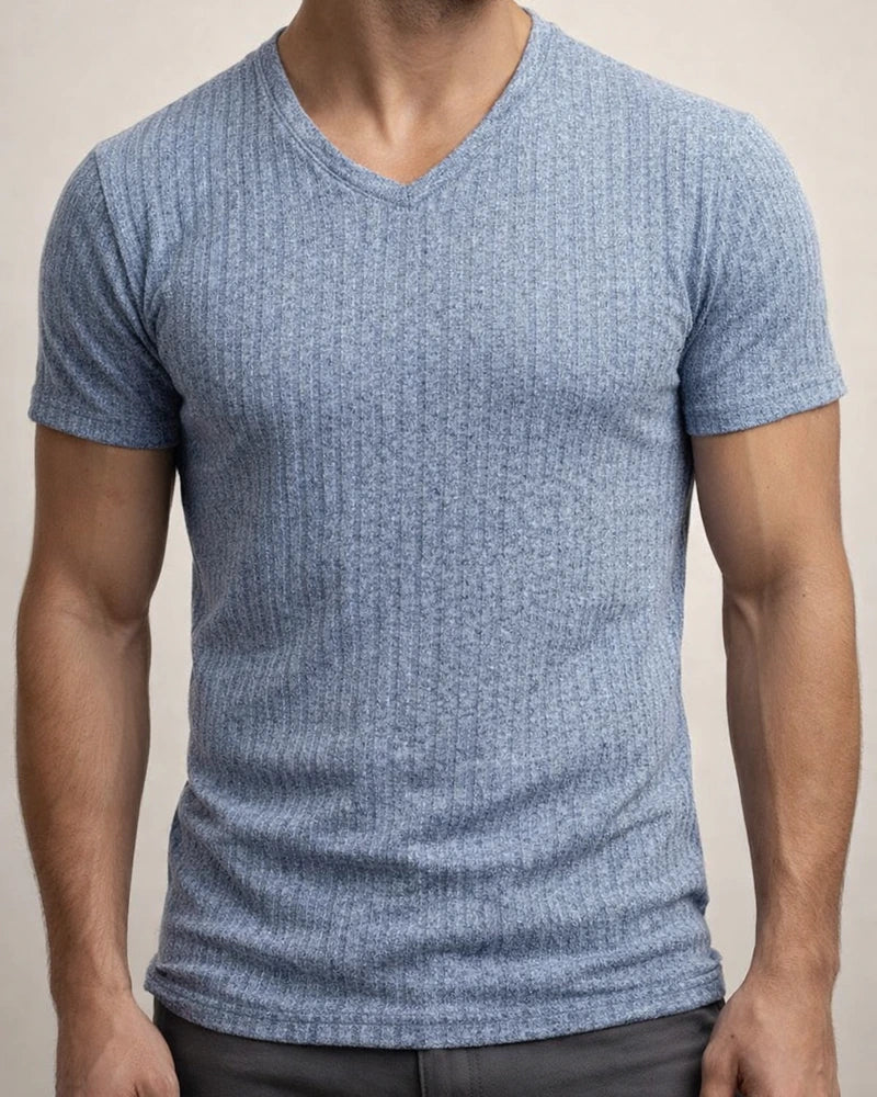 Men's T shirt Tee Plain Pit Strip V Neck Outdoor Daily Wear Short Sleeves Basic Clothing Apparel Designer | JRSEE:0d129595-a2e5-464e-ac91-a02281a6a924