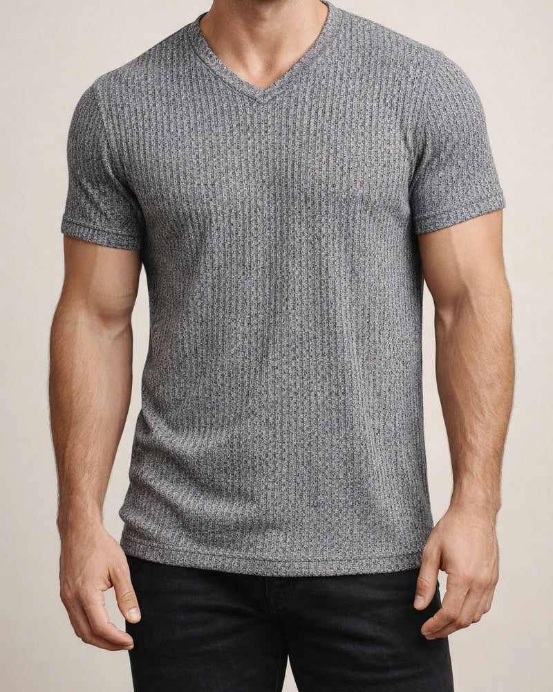 Men's T shirt Tee Plain Pit Strip V Neck Outdoor Daily Wear Short Sleeves Basic Clothing Apparel Designer | JRSEE:941a531e-b502-4374-8573-97650a699fdc