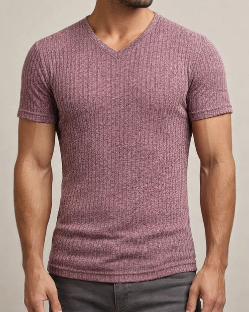 Men's T shirt Tee Plain Pit Strip V Neck Outdoor Daily Wear Short Sleeves Basic Clothing Apparel Designer | JRSEE:71e9ed0d-17aa-4b41-ae87-822599c1cf82