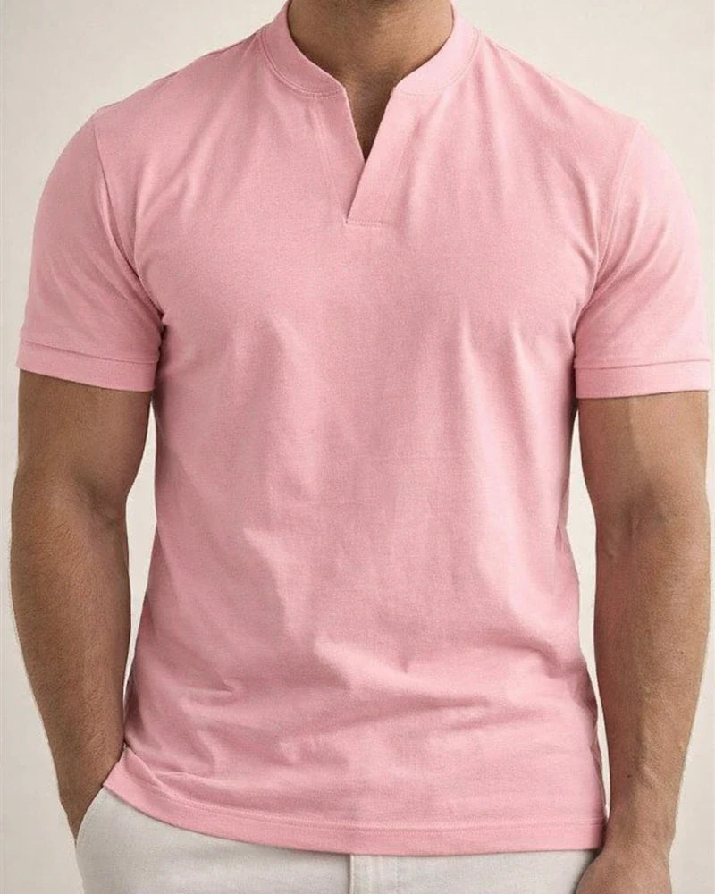 Men's T shirt Tee Plain V Neck Casual Holiday Short Sleeve Clothing Apparel Sports Fashion Lightweight Muscle | JRSEE:9e983536-e65c-4e3d-b59d-69b6cc063dfd