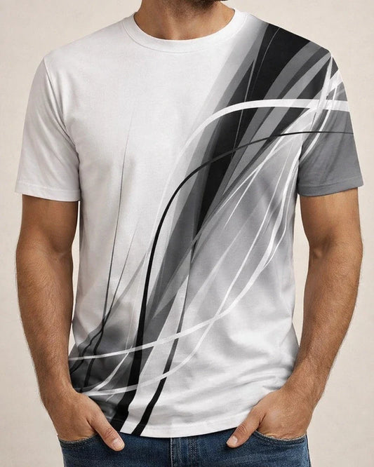 Men's T Shirt Tee Shirt Graphic Round Neck Blue Purple Yellow Orange Red 3D Print Daily Going Out Short Sleeve Print Clothing Apparel Streetwear | JRSEE:263d2ca0-c427-4aaa-88b8-e97898e2a493