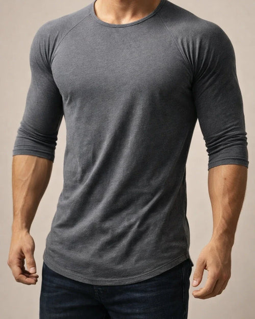 Men's T shirt Tee Tee Long Sleeve Shirt Plain Crew Neck Casual Sports Long Sleeve Clothing Apparel Muscle Big and Tall | JRSEE:08155e9b-51c6-4cd9-92fd-8fcd410fac87