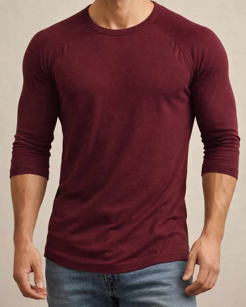 Men's T shirt Tee Tee Long Sleeve Shirt Plain Crew Neck Casual Sports Long Sleeve Clothing Apparel Muscle Big and Tall | JRSEE:7e3ad133-1dd9-4776-9702-8dc3f7e96716