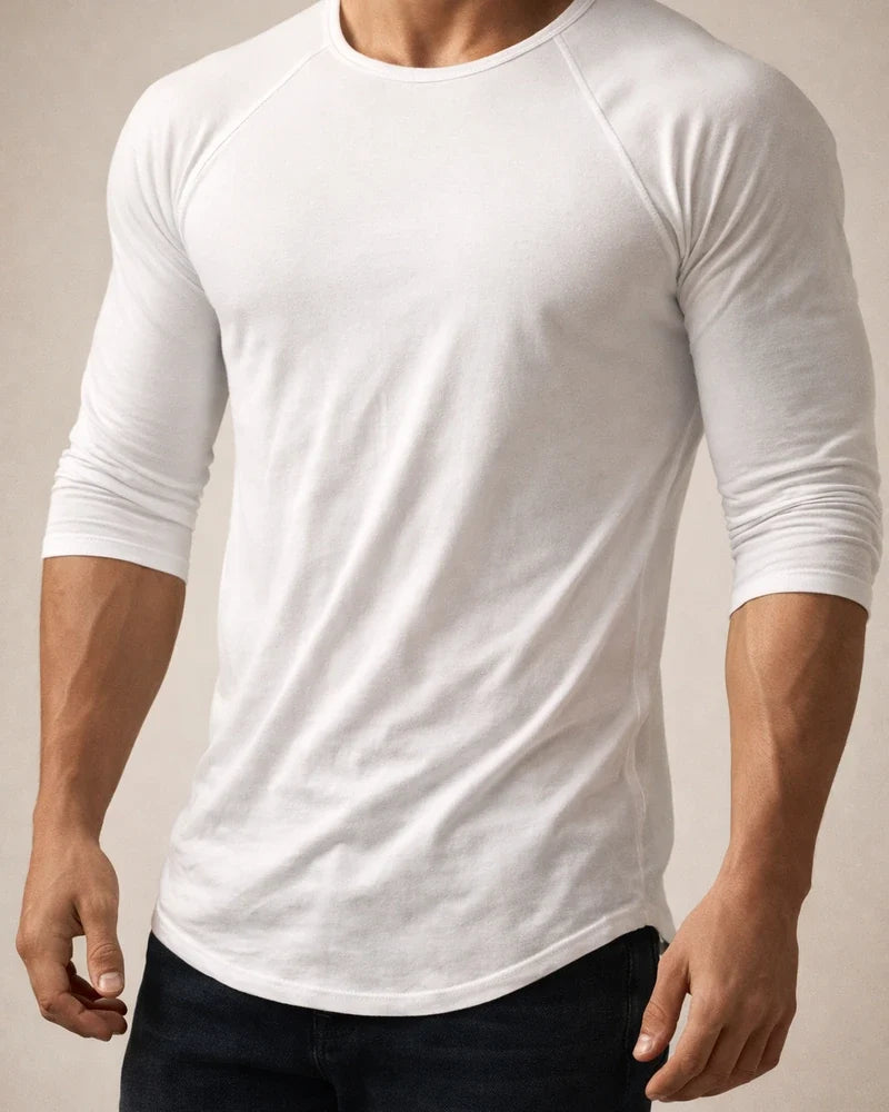 Men's T shirt Tee Tee Long Sleeve Shirt Plain Crew Neck Casual Sports Long Sleeve Clothing Apparel Muscle Big and Tall | JRSEE:05d5dc87-7415-4b16-b947-2d204ca6a075