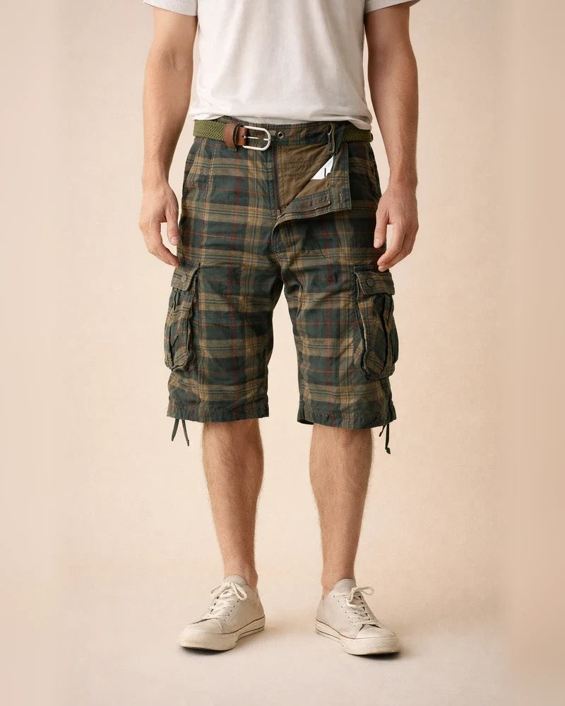 Men's Tactical Shorts Cargo Shorts Shorts Pocket Plaid Comfort Breathable Outdoor Daily Going out Fashion Casual Green Khaki | JRSEE:d1bdd7bd-5e97-46ed-832f-0560b88bd3d9