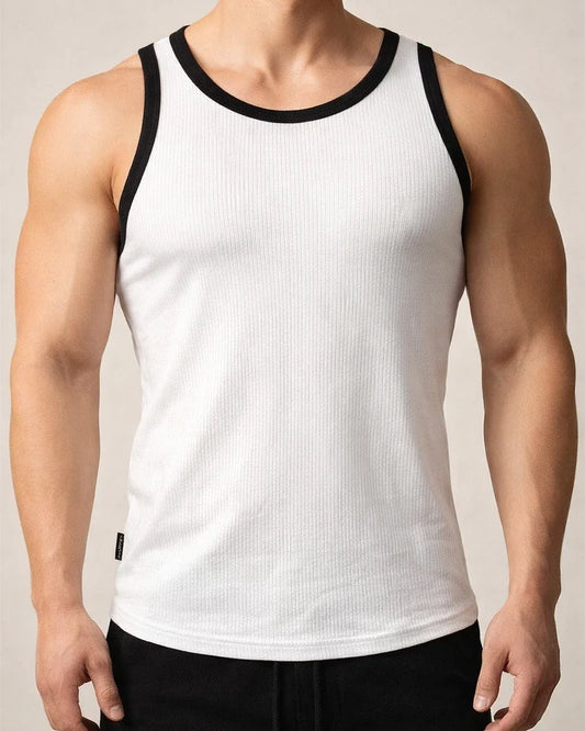 Men's Tank Top Color Block U Neck Outdoor Going out Sleeveless Clothing Apparel Fashion Designer Muscle Muscle Fit | JRSEE:1934f8a4-d969-4788-bd6e-d81c06607003
