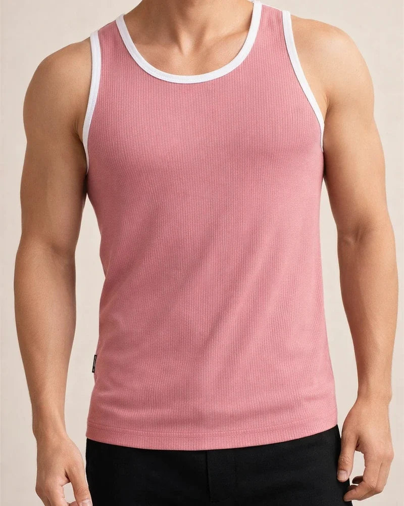 Men's Tank Top Color Block U Neck Outdoor Going out Sleeveless Clothing Apparel Fashion Designer Muscle Muscle Fit | JRSEE:58b423e0-c972-45b0-bdd2-0eeaa1a88c32