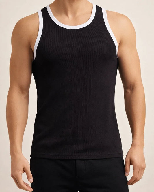 Men's Tank Top Color Block U Neck Outdoor Going out Sleeveless Clothing Apparel Fashion Designer Muscle Muscle Fit | JRSEE:e89cc290-da3c-4e1c-892d-9fe32b50270c