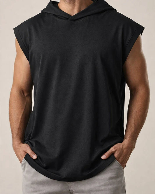 Men's Tank Top Undershirt Plain Hooded Daily Sports Sleeveless Clothing Apparel Stylish Casual Daily Modern Contemporary | JRSEE:d1a7c6fe-3f03-4e72-83b7-d886cb257294