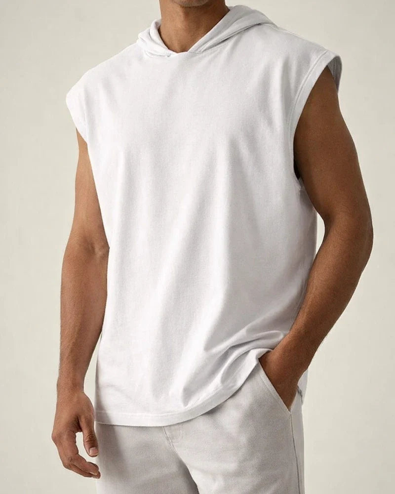 Men's Tank Top Undershirt Plain Hooded Daily Sports Sleeveless Clothing Apparel Stylish Casual Daily Modern Contemporary | JRSEE:61e0ba0d-7ccd-4b6d-8619-35879e0122e9
