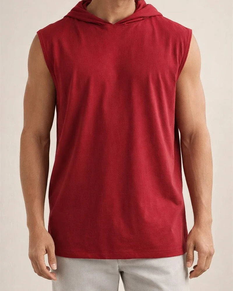 Men's Tank Top Undershirt Plain Hooded Daily Sports Sleeveless Clothing Apparel Stylish Casual Daily Modern Contemporary | JRSEE:c75560ce-74d5-4687-a5da-af32157b39a6