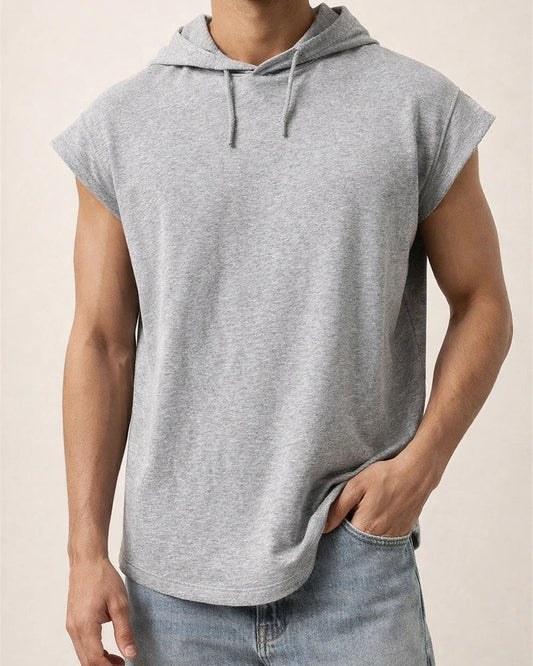 Men's Tank Top Undershirt Plain Hooded Daily Sports Sleeveless Clothing Apparel Stylish Casual Daily Modern Contemporary | JRSEE:eb137ab7-4820-45f7-bb1c-906b95dd59c1