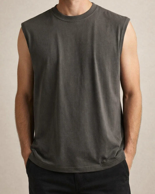 Men's Tank Top Undershirt Plain / Solid Crew Neck Daily Sports Sleeveless Clothing Apparel Stylish Casual Daily Modern Contemporary | JRSEE:96a6c625-e215-4338-9a78-092044111994