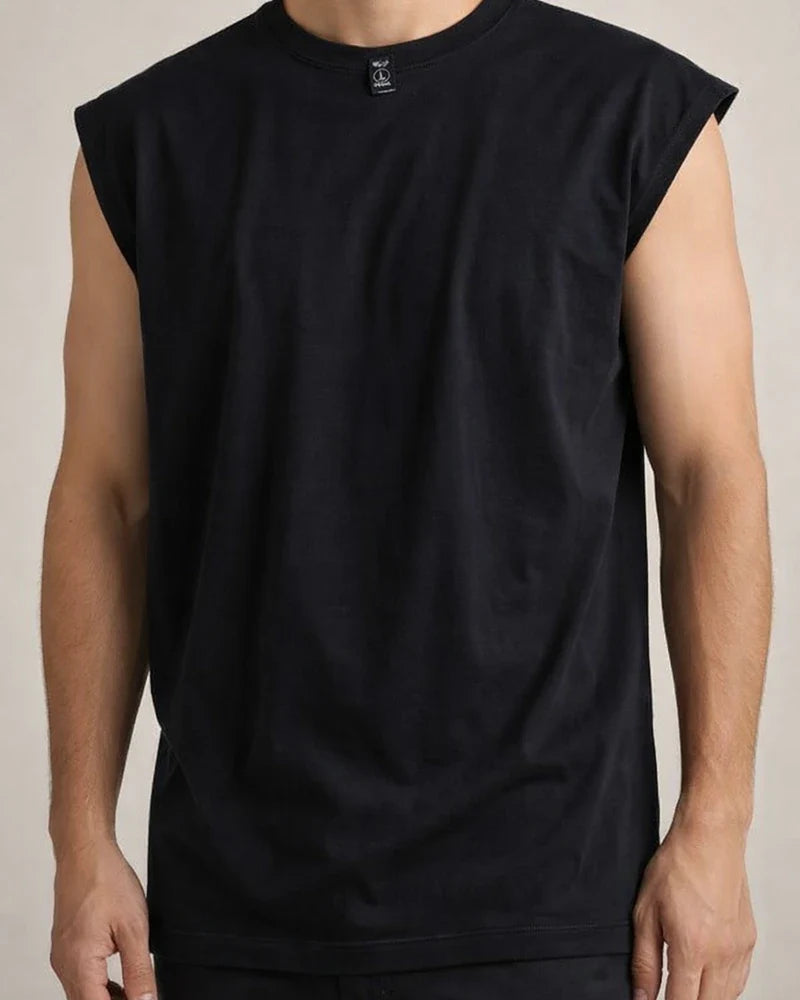 Men's Tank Top Undershirt Plain / Solid Crew Neck Daily Sports Sleeveless Clothing Apparel Stylish Casual Daily Modern Contemporary | JRSEE:39de4952-512a-478d-bbe2-16cd0be532ca