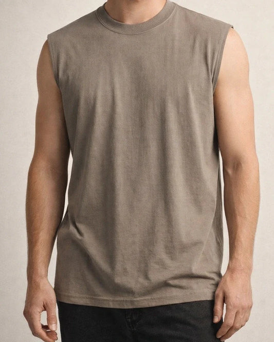 Men's Tank Top Undershirt Plain / Solid Crew Neck Daily Sports Sleeveless Clothing Apparel Stylish Casual Daily Modern Contemporary | JRSEE:d41d36b4-5ca1-4120-b2aa-f480e4ff4824