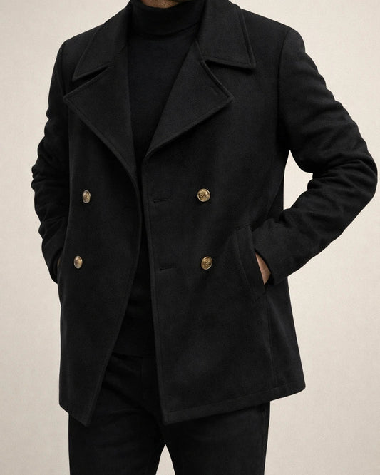 Men's Trench Coat | Spring/Fall Men's Coat | Mid-Length Casual Men's Jacket | JRSEE:e74e9085-11a4-4e4c-82fa-92d578ab837a