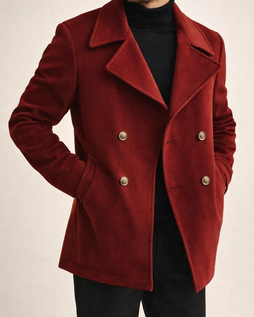 Men's Trench Coat | Spring/Fall Men's Coat | Mid-Length Casual Men's Jacket | JRSEE:57620068-6360-450d-8604-c79df69c0b07