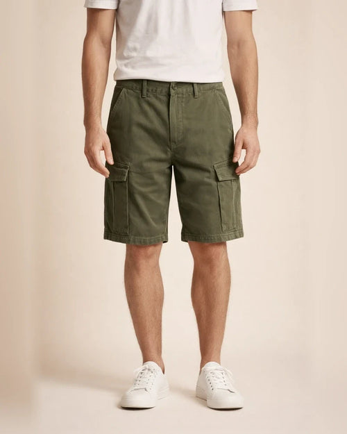 Men's Trendy Workwear Casual Shorts Loose-Fit Summer Straight-Leg Cropped Shorts | JRSEE:8fc326cf-e4da-4c81-8cc8-fb83b990060a