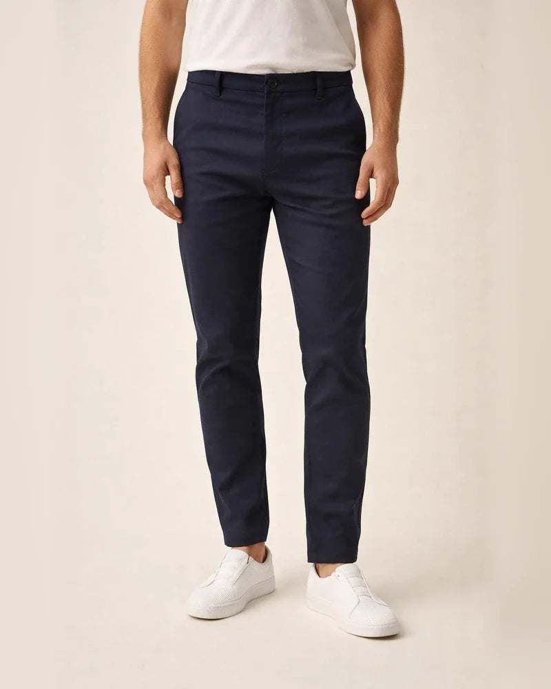 Men's Trousers Chinos Jogger Pants Pocket Plain Comfort Outdoor Full Length Formal Business Daily Streetwear Chino Black Blue Stretchy | JRSEE:b42a39ef-7a8a-44b7-aec2-9dbc092b40b3