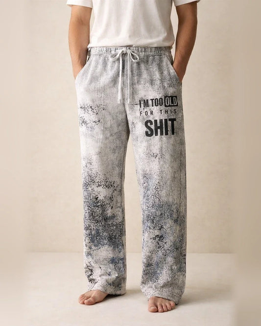 Men's Trousers Summer Pants Beach Pants Drawstring Elastic Waist 3D Print Letter Graphic Prints Comfort Casual Daily Holiday Streetwear Hawaiian Blue Purple | JRSEE:746c9a21-8a3f-41e8-8422-57a681280503