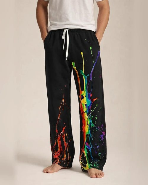 Men's Trousers Summer Pants Beach Pants Drawstring Elastic Waist Front Pocket Graphic Prints Graffiti Comfort Soft Casual Daily Fashion Streetwear Light Khaki Black | JRSEE:09a9674f-96dd-4605-b2eb-7f97fbeffe69