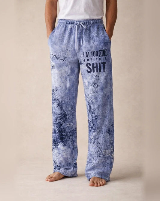 Men's Trousers Summer Pants Beach Pants Drawstring Elastic Waist 3D Print Letter Graphic Prints Comfort Casual Daily Holiday Streetwear Hawaiian Blue Purple | JRSEE:3bb33dc8-bd2b-476b-9c1a-469486eff057