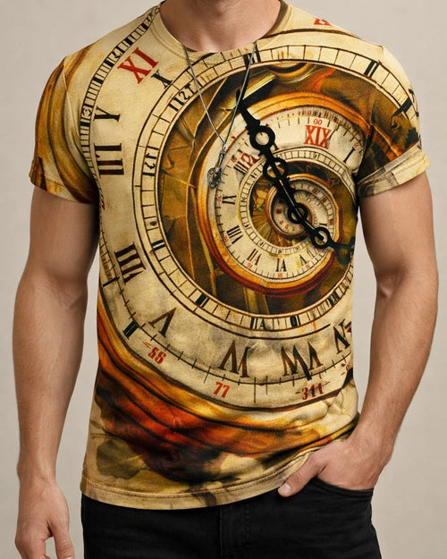 Men's Unisex T Shirt Tee Shirt Tee Graphic Optical Illusion Round Neck Black / White Green Blue Yellow 3D Print Plus Size Casual Daily Short Sleeve 3D Print Print Clothing Apparel Basic Fashion Cool | JRSEE:2d3037b9-0535-4950-a245-aaf4e8727d0c