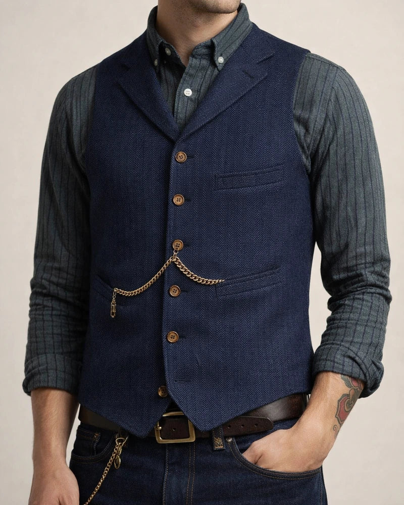 Men's Vest - Wedding Groom & Best Man Vest - Business Slim-Fit Vest | JRSEE:d77e50f9-886c-4c17-b499-fdf27561dc89