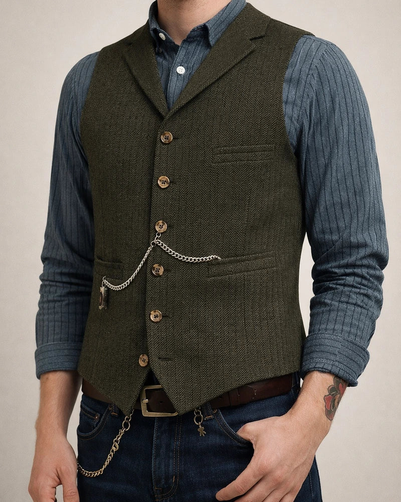 Men's Vest - Wedding Groom & Best Man Vest - Business Slim-Fit Vest | JRSEE:5be76b2b-e515-4158-80d2-71ac1a946869
