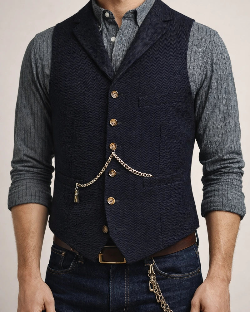 Men's Vest - Wedding Groom & Best Man Vest - Business Slim-Fit Vest | JRSEE:1fc0787f-8aa6-4ad2-8100-42f6dd671417