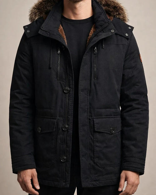 Men's Winter Jacket Winter Coat Warm Camping & Hiking Zipper Outerwear Clothing Apparel Black khaki Dark Blue | JRSEE:bce6c309-cf55-4011-be02-cf472709f892