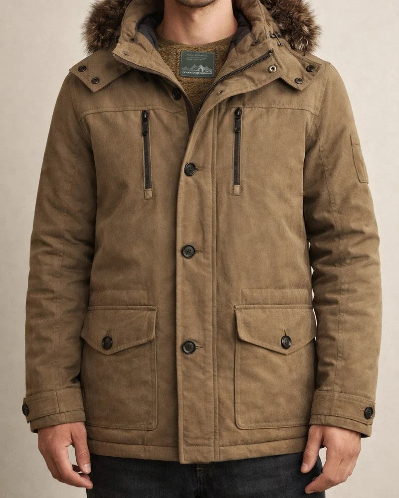 Men's Winter Jacket Winter Coat Warm Camping & Hiking Zipper Outerwear Clothing Apparel Black khaki Dark Blue | JRSEE:e642bce2-4d54-4906-8c06-f45bb3c118f9