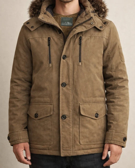 Men's Winter Jacket Winter Coat Warm Camping & Hiking Zipper Outerwear Clothing Apparel Black khaki Dark Blue | JRSEE:e642bce2-4d54-4906-8c06-f45bb3c118f9