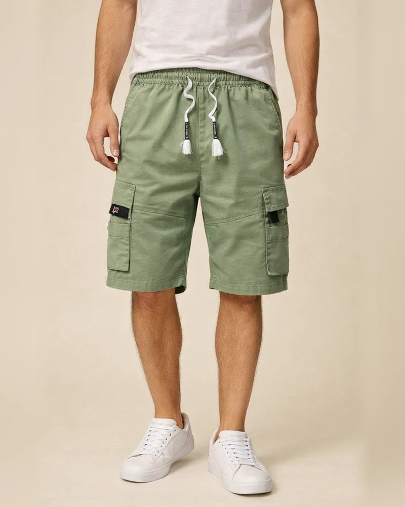 Men's Work Shorts in The Summer, Loose-fitting Large-size Cotton Five-quarter Length Casual Pants | JRSEE:6de36c37-de6e-4eb5-800b-0e62c83fecf9