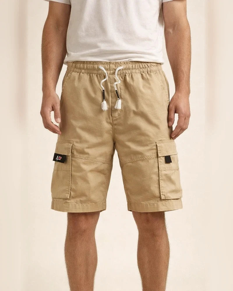 Men's Work Shorts in The Summer, Loose-fitting Large-size Cotton Five-quarter Length Casual Pants | JRSEE:5d118001-a9e4-4d78-93d2-90ffbe1bac24
