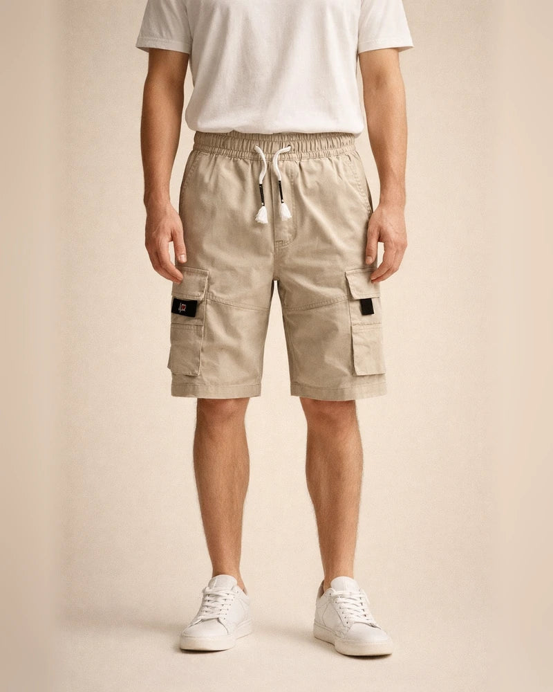 Men's Work Shorts in The Summer, Loose-fitting Large-size Cotton Five-quarter Length Casual Pants | JRSEE:40bd7a10-3fdb-45fa-93fd-8bedbd1f03bb