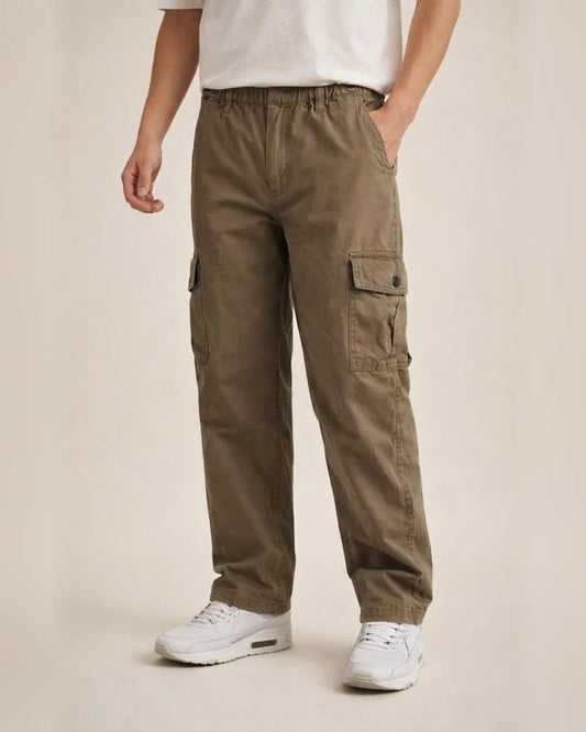Men's Workwear Casual Long Pants Men's Washed Cotton Straight Leg Casual Pants | JRSEE:5ccdd55d-4293-4e9c-bbf7-58e9ccfe50d7
