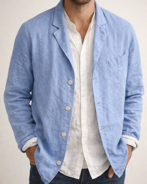 Mens Shirts Button Down Shirts Casual Shirts Summer Shirts Cotton Linen Long Sleeve Flat Collar Daily Vacation Cardigan | JRSEE:6ab69593-286a-453d-90ca-bbe193b44c75