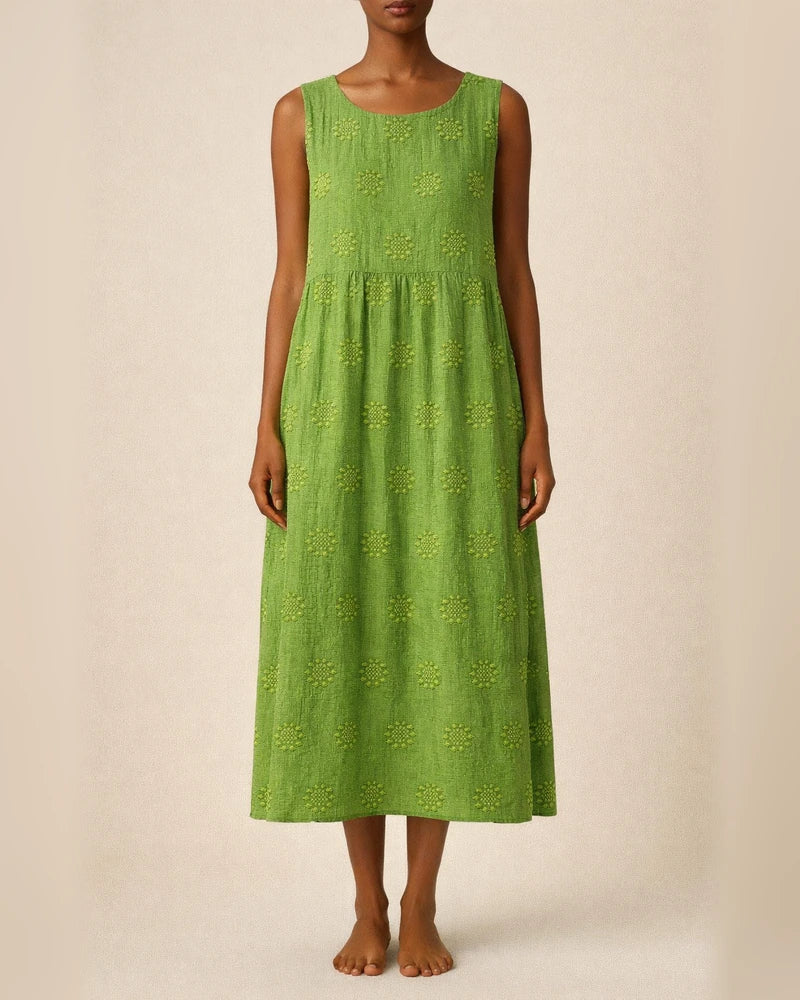 New 3D-Printed Round-Neck Fashionable Women's Summer Sleeveless Dress 5 | JRSEE:04f23a70-142f-44b1-ae2c-753fc27dc10b