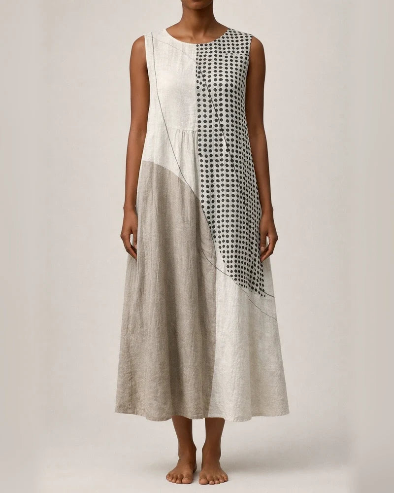 New 3D-Printed Round-Neck Fashionable Women's Summer Sleeveless Dress 5 | JRSEE:db3d0dad-160d-4310-b1ab-671ce1d32b51