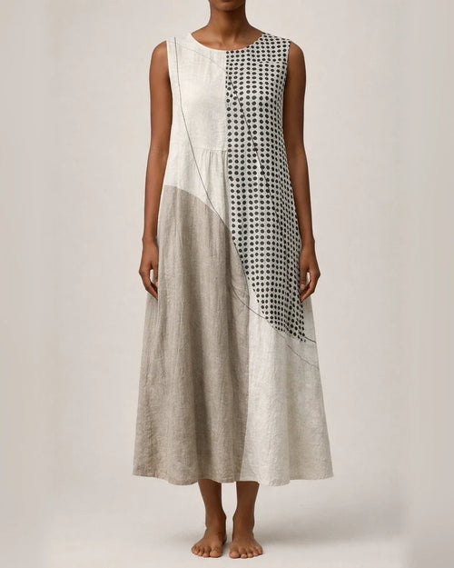 New 3D-Printed Round-Neck Fashionable Women's Summer Sleeveless Dress 5 | JRSEE:db3d0dad-160d-4310-b1ab-671ce1d32b51