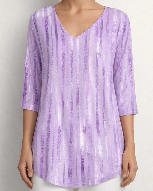 New 3D printed women's floral V-neck shirt top | JRSEE:cd4a5bcf-7dc1-457d-a7ce-372935efc0bd