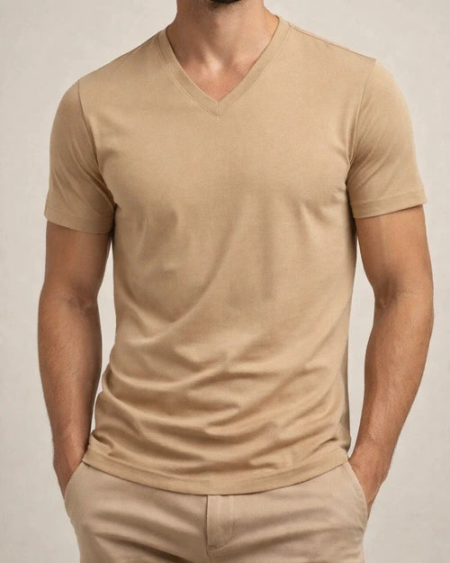 New American-Style Summer Men's Trendy V-Neck Casual Sports Short-Sleeve T-Shirt | JRSEE:16dd6655-ac44-4be9-a1dd-578dde442552