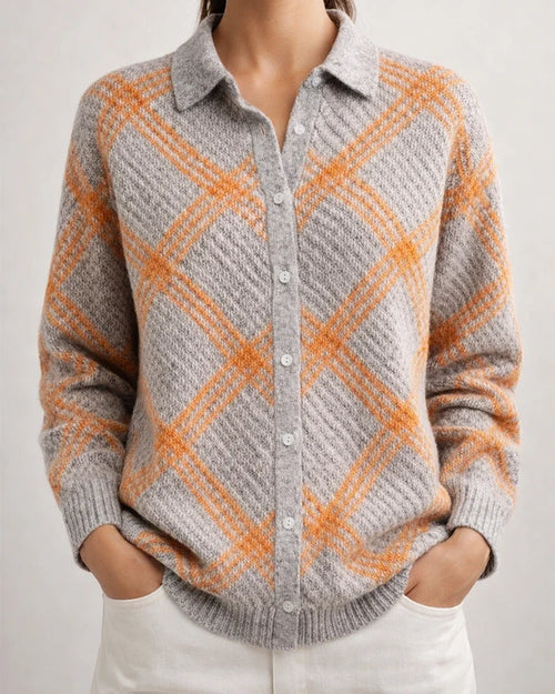 New Arrival Cross-Border Women's Shirt Collared Cardigan Top Knit 3D Print Christmas Fall/Winter | JRSEE:75e17bab-32eb-4eb2-8ad5-2ab94753166e